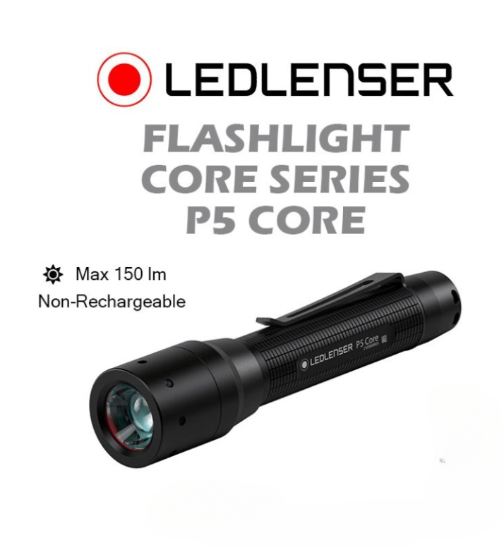 LEDLENSER NON-RECHARGEABLE FLASHLIGHT P5 CORE