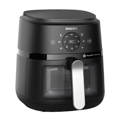 Philips Air Fryer 4.2L 1500W 13 Cooking Methods Cooking Window Touch Screen Rapid Air Technology