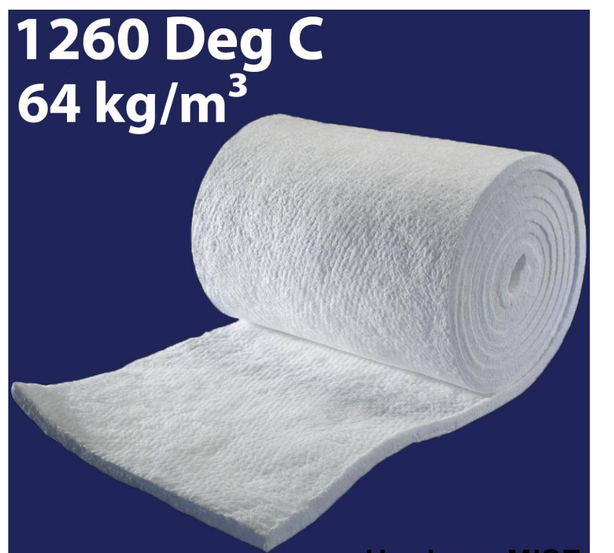 CERAMIC FIBRE BLANKET CERAMIC FIBER WOOL ISOWOOL HEAT INSULATION 1260 DEGREE 64KG M3