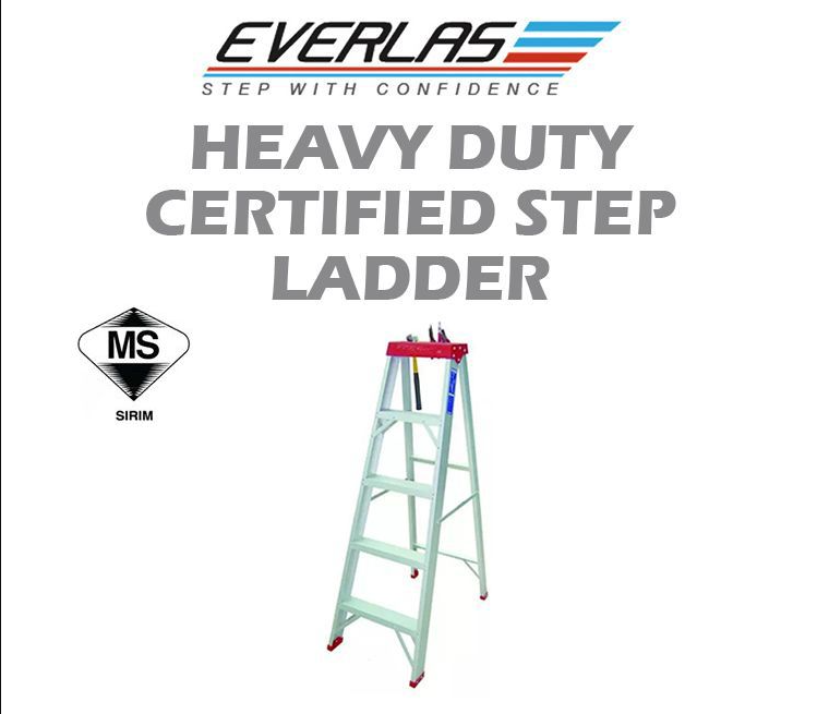 EVERLAS HEAVY DUTY CERTIFIED STEP LADDER YCS SERIES