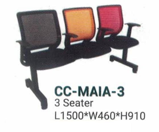 OFIS SERIES PUBLIC SITTING CHAIR CC-MAIA-3 / 3 SEATER & L1500*W460*H910