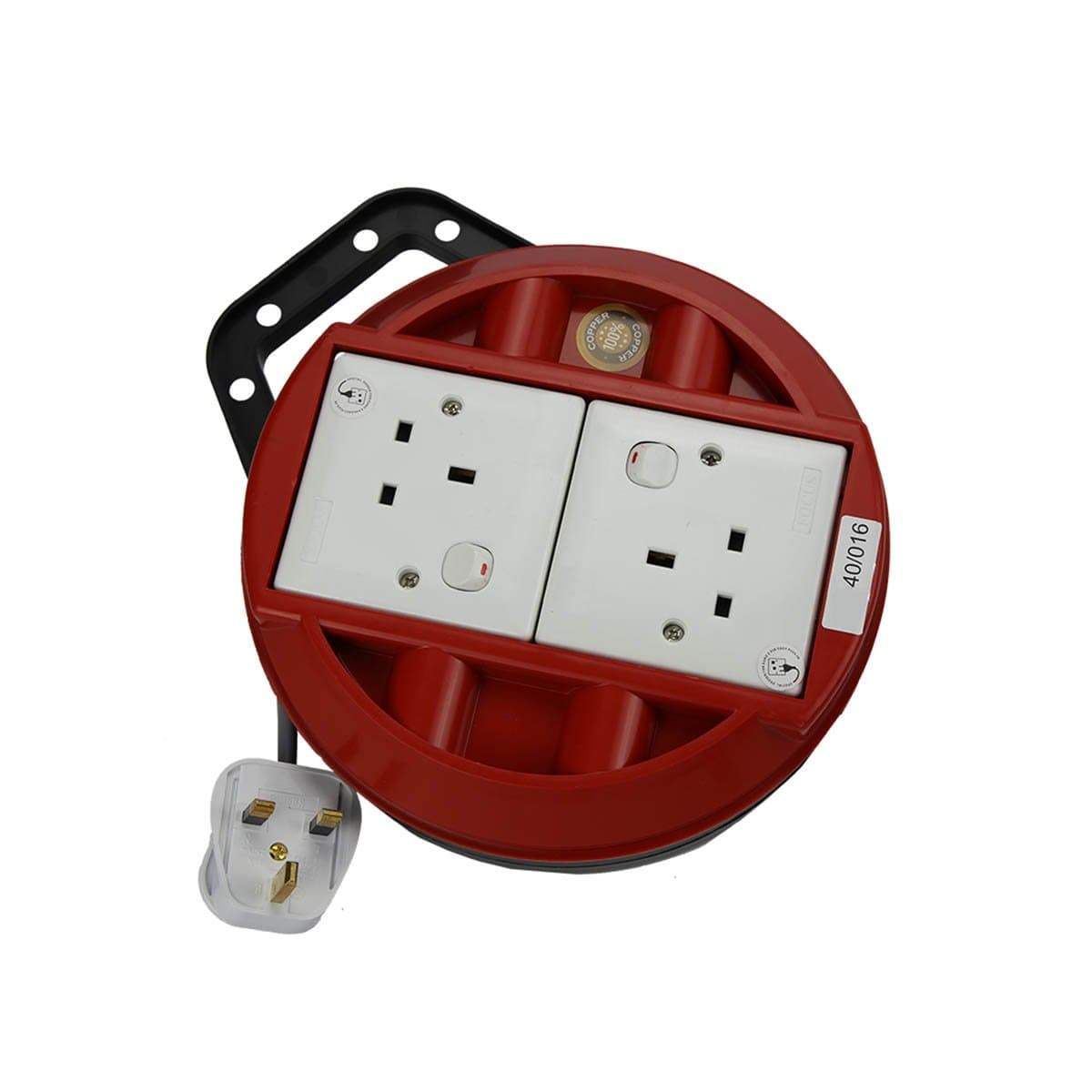 QP ROUND POWER EXTENSION CABLE 2 GANG 8 METER