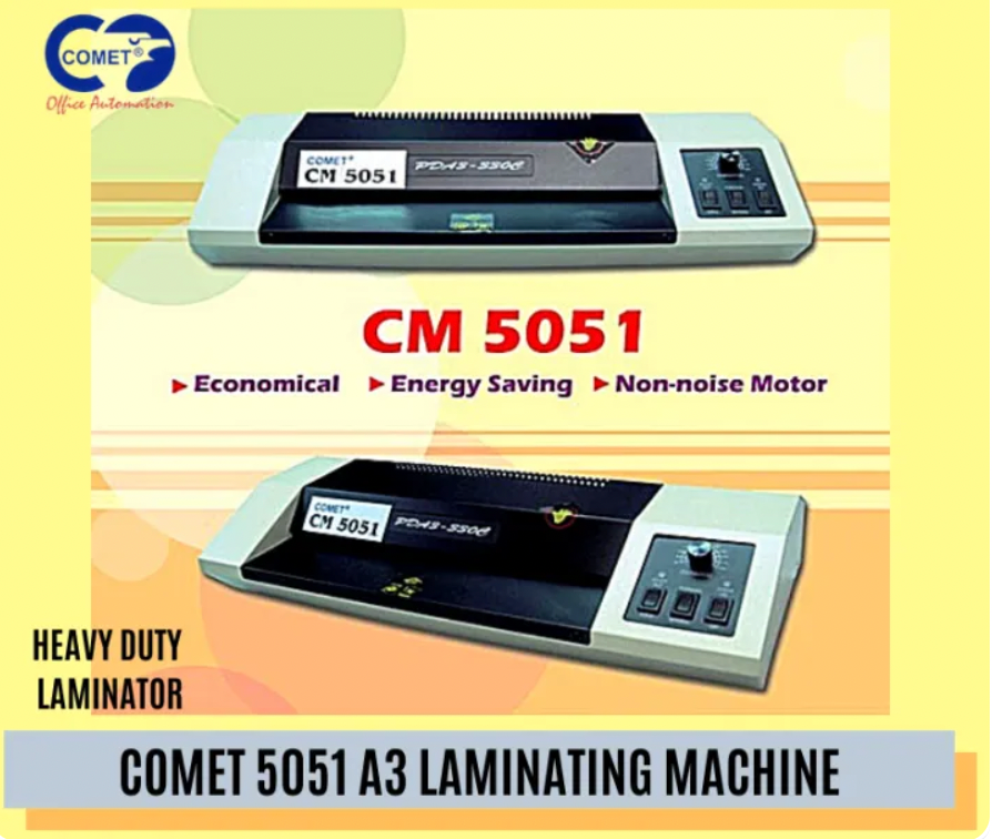 COMET CM5051 A3 Laminating Machine / Laminator / Sealing Machine / A3 Paper Film Laminating Machine / Mesin pengedap