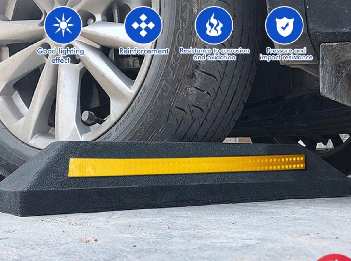 Rubber Wheel Stopper (2 pcs)