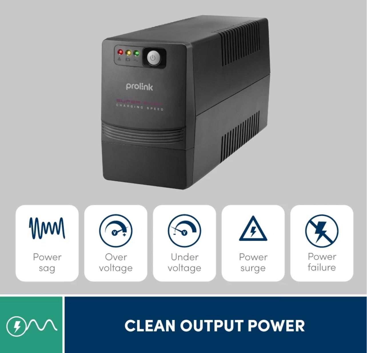 Prolink 850VA UPS Power Backup with AVR
