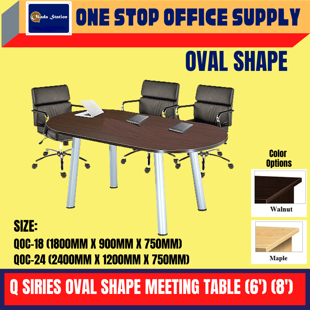 Q CONFERENCE TABLE WITH MESH HIGH BACK CHAIR SET