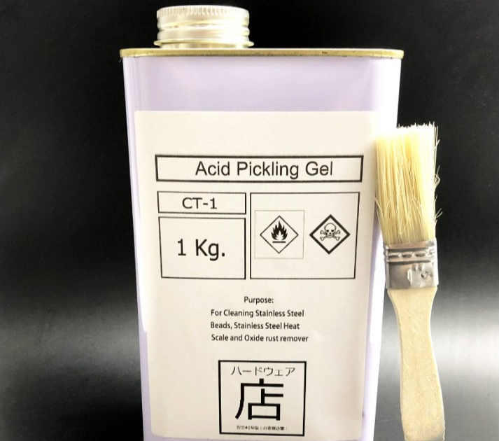 ACID PICKLING OF STAINLESS STEEL 1KG WELDING ACID PICKLING GEL