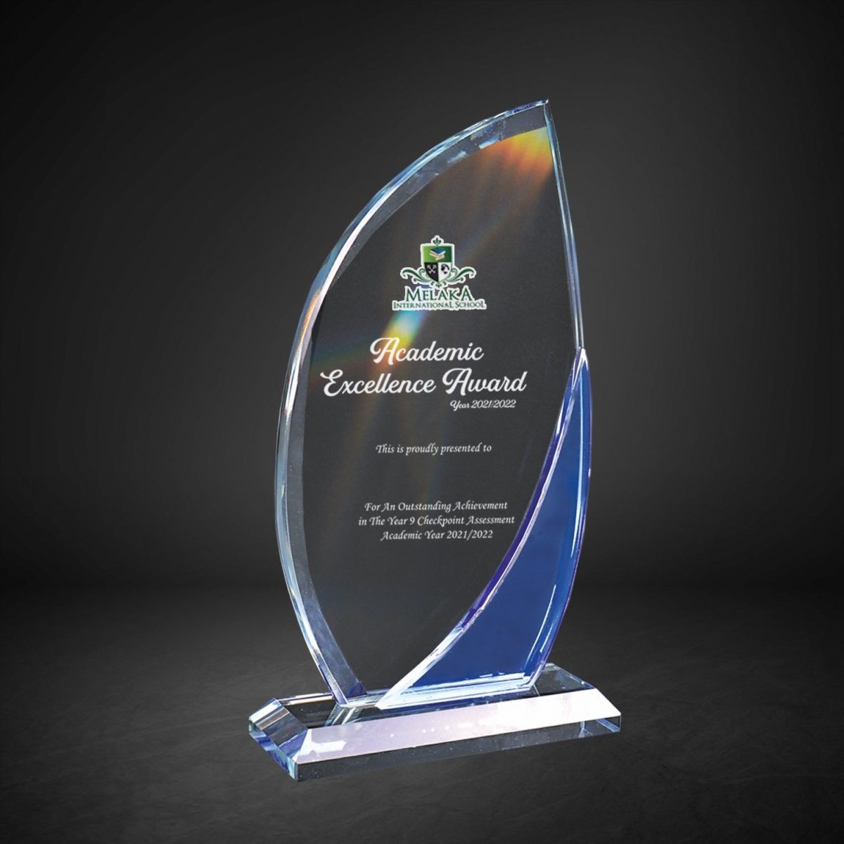 CRYSTAL AWARD CY 1320 1 SIDE FULL COLOR PRINTING  GIFT & SOUVENIRS