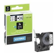 Dymo Label Printer Tape D1 9mm x 7m Black on White