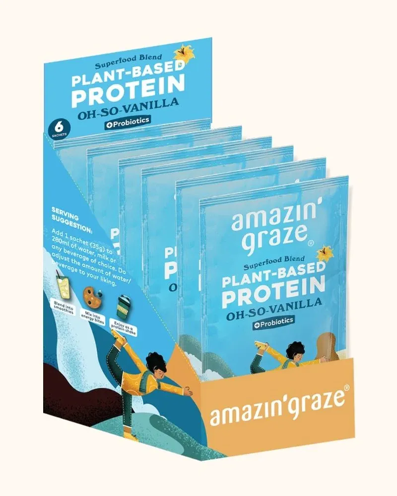 Amazing Grace Plant Based Protein (Oh So Vanilla) 6 x 35G