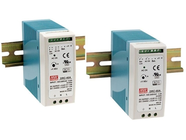 MEAN WELL 13.8V / 1.9A DIN RAIL POWER SUPPLY WITH BATTERY BACK-UP (UPS FUNCTION) - DRC-40A