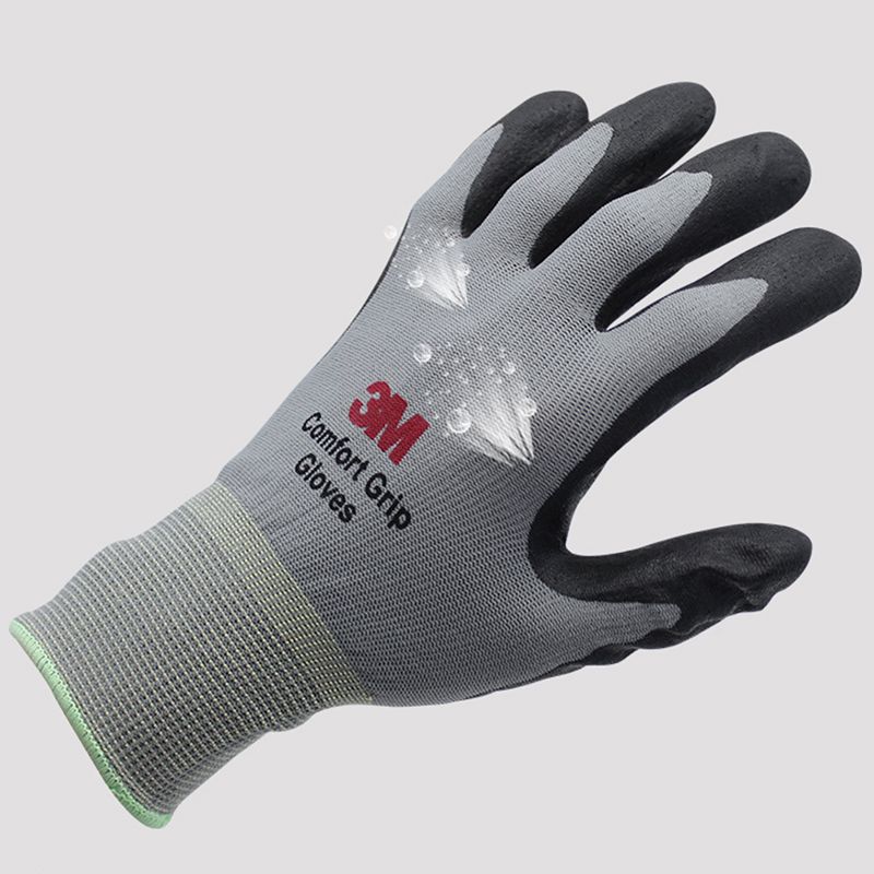 3M COMFORT GRIP GRA200E GLOVES SIZE L GRAY
