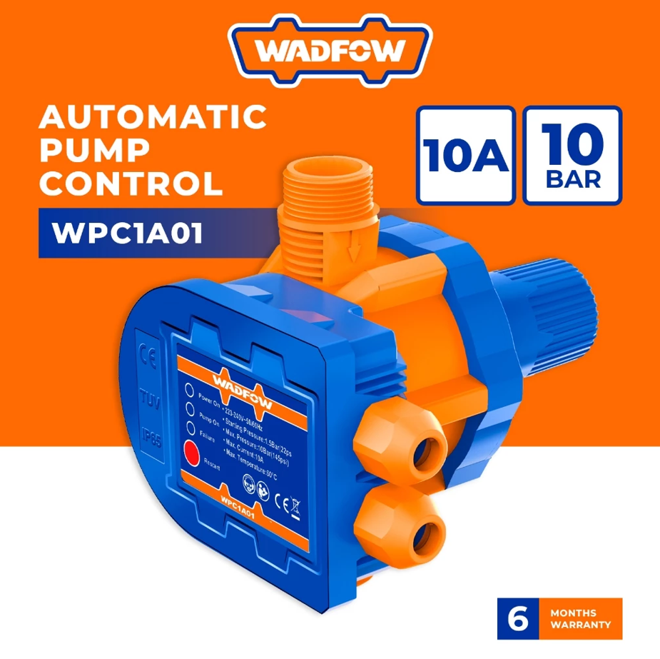 WADFOW AUTOMATIC PUMP CONTROL (10 BAR/10A/1") IP65 (WPC1A01)