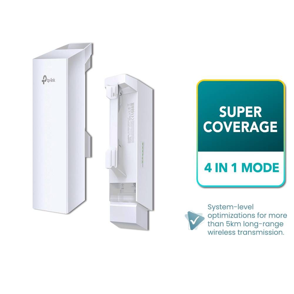 TP-LINK PHAROS 2.4GHZ 300MBPS 9DBI OUTDOOR CPE WITH POE ADAPTER OPTIMIZED WITH MAXTREAM