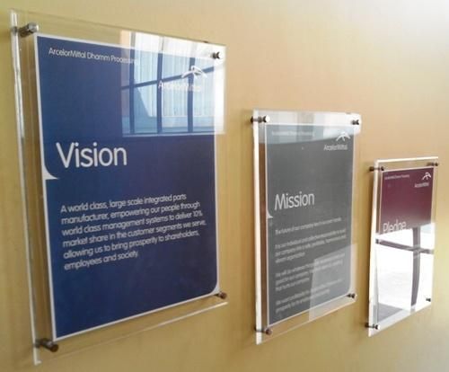 QP A3 Acrylic Information Display Board