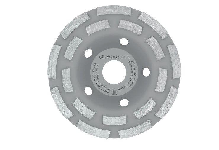 BOSCH PRO CONCRETE GRINDING HEAD, 50 X 125 MM, 22.23 MM (2608601763)