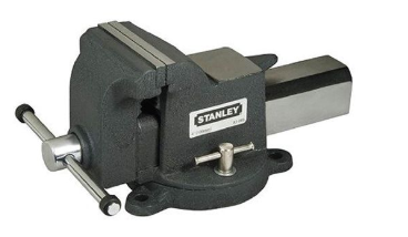 STANLEY ROTATABLE CAST STEEL BENCH VISE