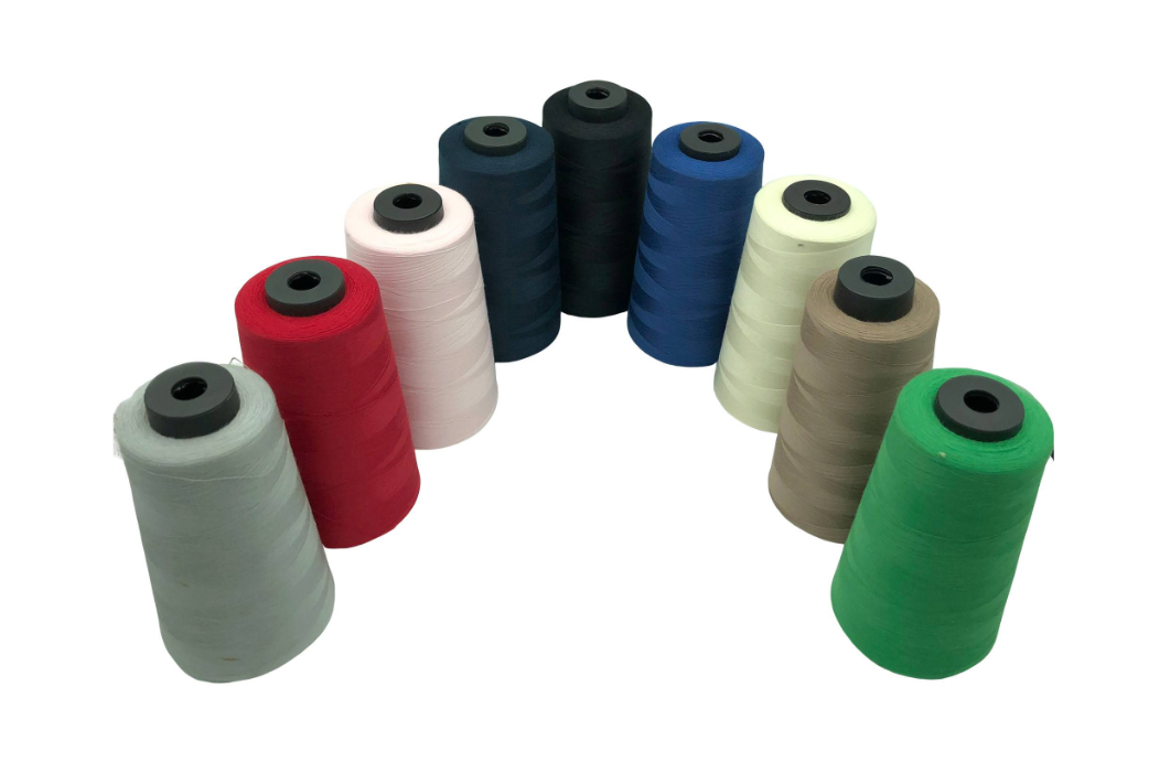 SPUN POLYESTER SEWING THREAD / BENANG JAHIT 4500M BLACK BLUE BROWN DARK BLUE GREEN GREY PINK RED WHITE