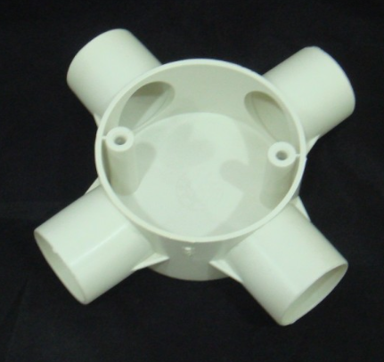 ATKC PVC Conduit Fittings Four Way Intersection Box 1' (25MM)