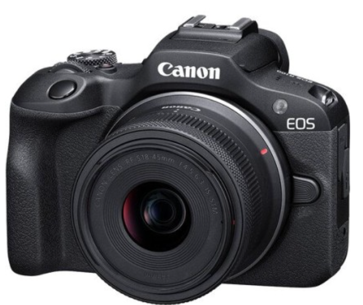 Canon EOS R100 Mirrorless Camera with 18-45mm Lens Free 64GB+ES130 Bag