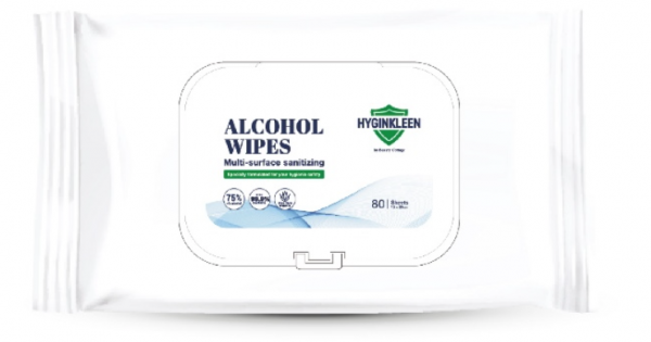HYGINKLEEN *HYGINKLEEN ALCOHOL WIPES 80S