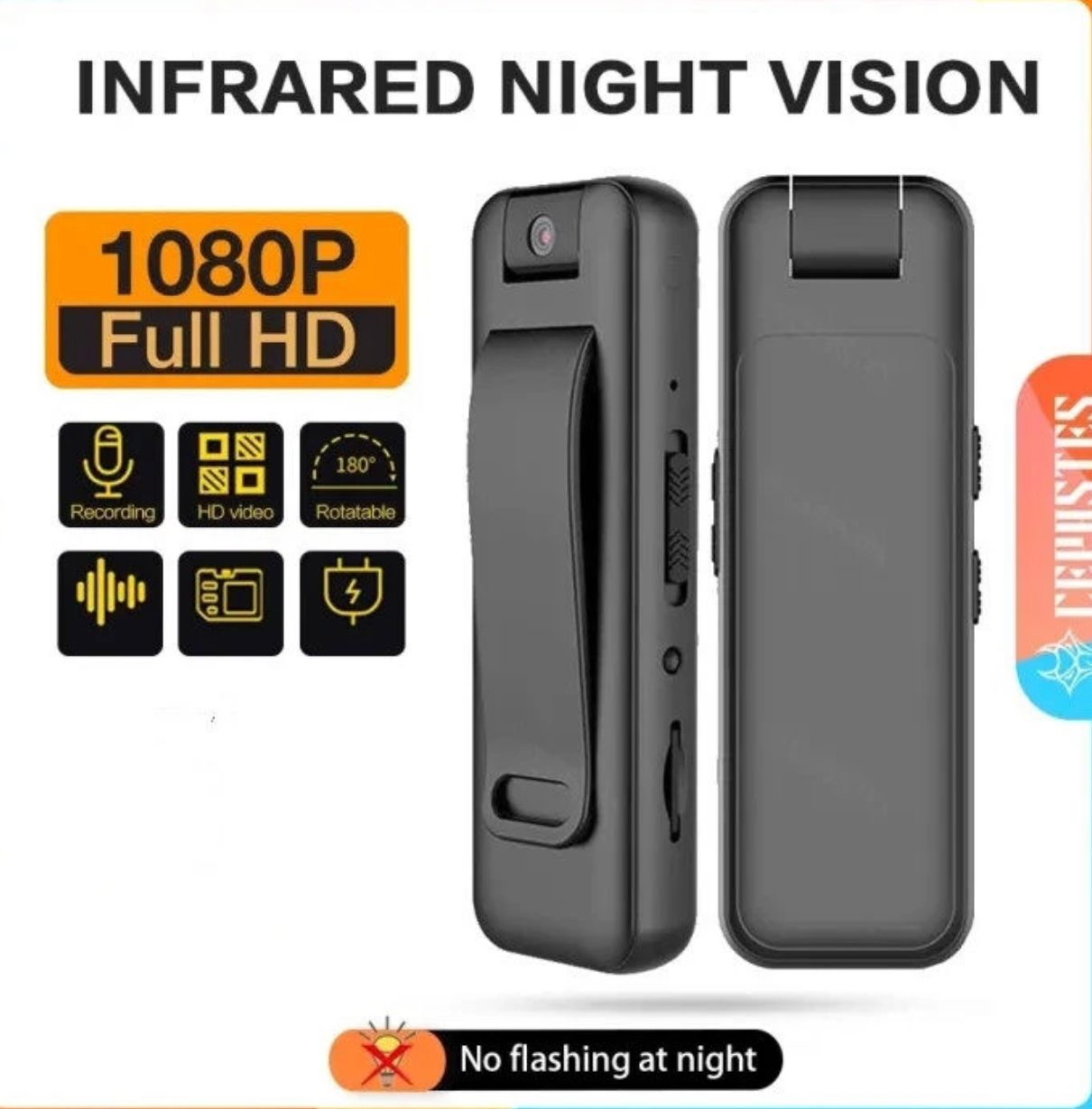 Cam recorder Body Cam Digital Camcorders DVR Loop Recording Dashcam Motion Detector