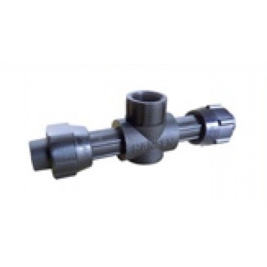 Hansen Fittings HTFTB32.32.1/2 Tee with Female Thread Branch 32MM x 32MM x Â½"