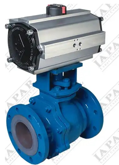 LAPAR SRL Lined Ball Valve, 1.5", 150#RF
