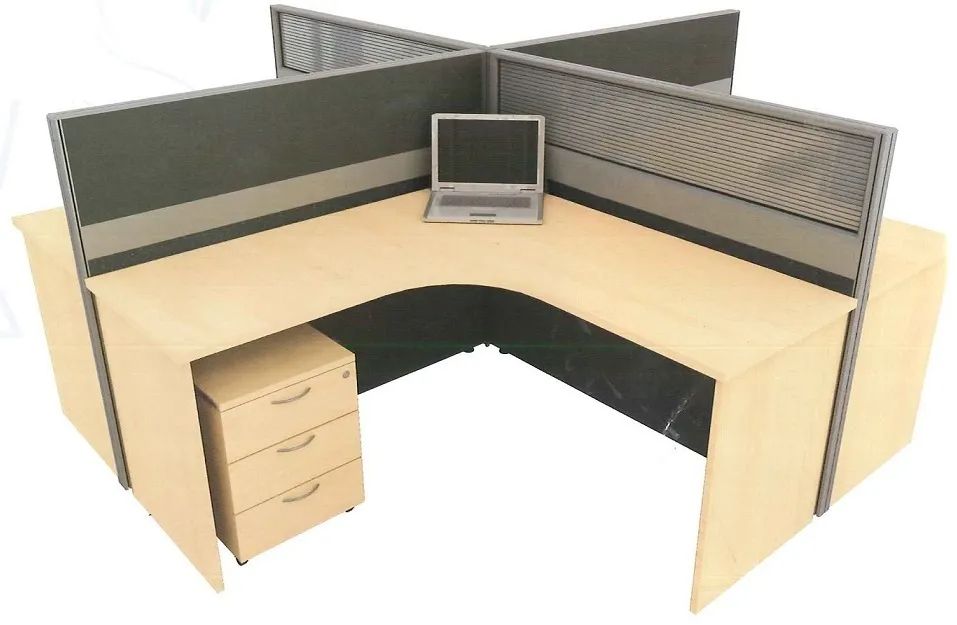 VS CUSTOM MADE : WORKSTATION CLUSTER OF 2 PAX / CLUSTER OF 4 PAX / FLOOR PARTITION / MOBILE PEDESTAL