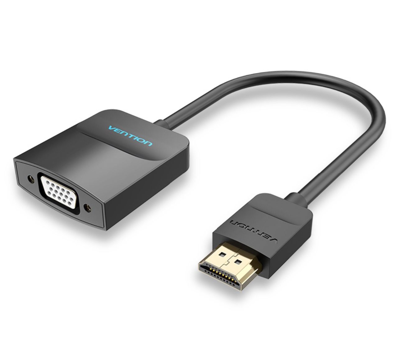 HDMI to VGA Adapter 1080P Audio Video Converter with Audio Cable Power Supply (1 Meter)