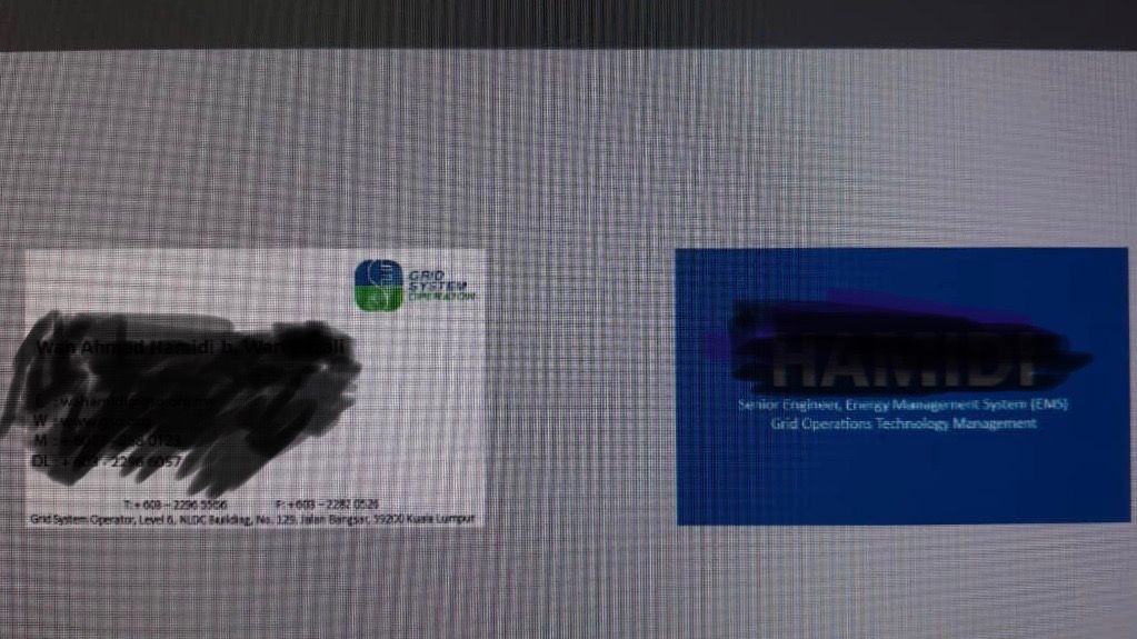 QP Business Card GSO TNB