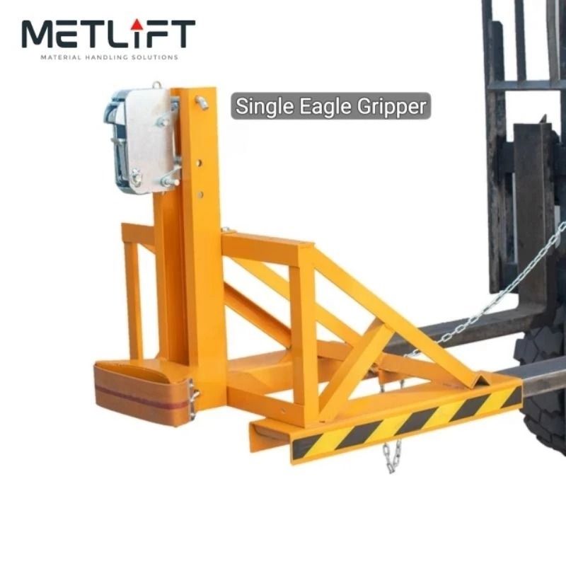 OEM Forklift Double Drum Gripper Fork Mounted 720kg