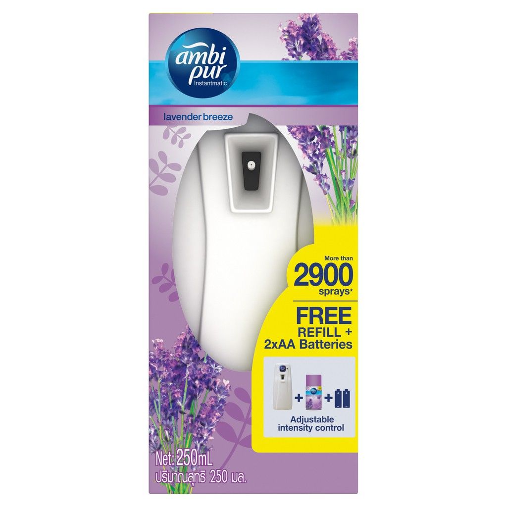 Ambi Pur InstantMatic Spray Lavander Breeze 250ml /Ambi Pur /InstantMatic Spray /Lavander Breeze /Essence /250ml /Ambi InstantMatic Spray