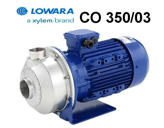LOWARA CO350/03 OPEN IMPELLER CENTRIFUGAL ELECTRIC PUMPS AND THREADED CONNECTIONS