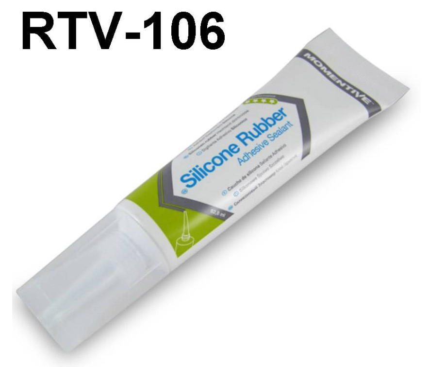 MOMENTIVE RTV106 RED FDA FOOD GRADE SILICONE ADHESIVE RTV-106Q 82.8ML