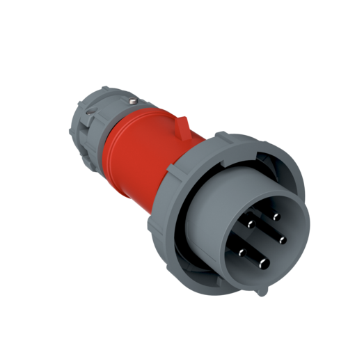 MENNEKES *Mennekes PowerTOP 32 Amp IP67 Cable Mount Plugs - 3853