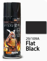 Samurai Spray Paint (29 Flat Black)