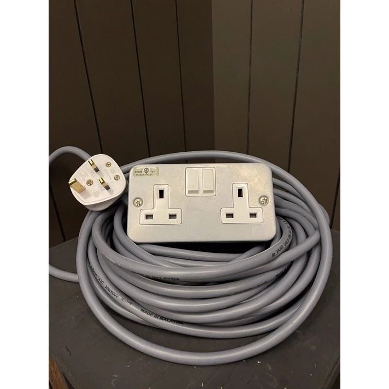 Steamboat Heavy Duty Trailing Extension / 2 Gang Extension / 10M / 20M /30M / Extension Plug