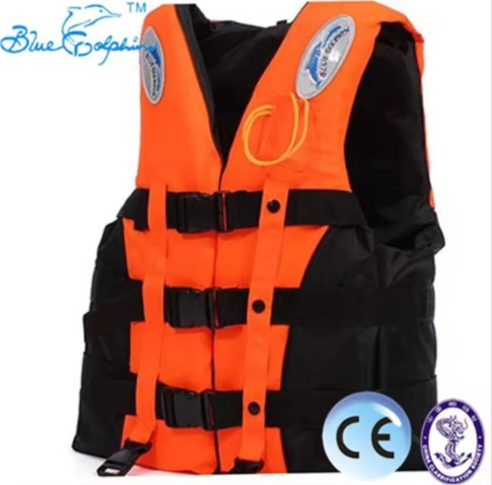 Life Safety Jacket DOLPHIN. Life Safety Jacket Adult. Size: L , XL, 2XL & 3XL ORANGE COLOUR