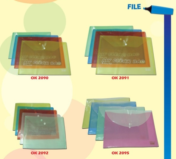 OKADA A4 Clear Document Bag /Okada / DOCUMENT HOLDER /Clear Document Bag /A4 Document Bag /Okada A4 Clear Document Bag