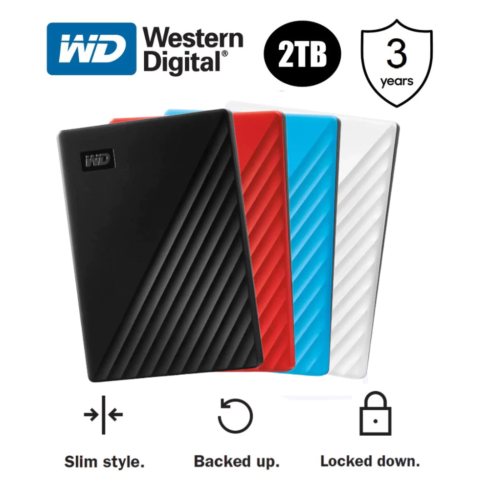 Western Digital WD External Hard Drive My Passport USB 3.0