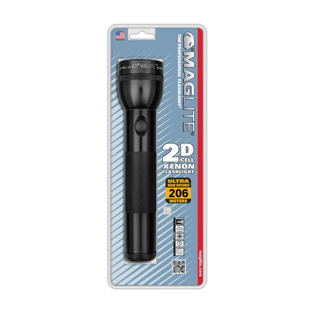 Maglite Professional 2D cell Xenon Flashlight Ultra 206M Beam Distance