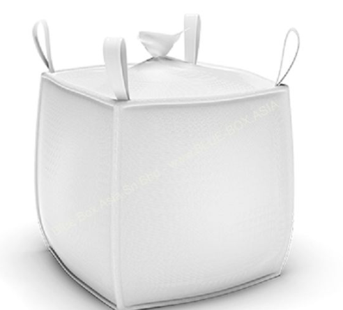 NEW JUMBO BAG (DUFFLE TOP & BOTTOM SPOUT@FLAT) * SIZE: 91 x 91 x 125cm