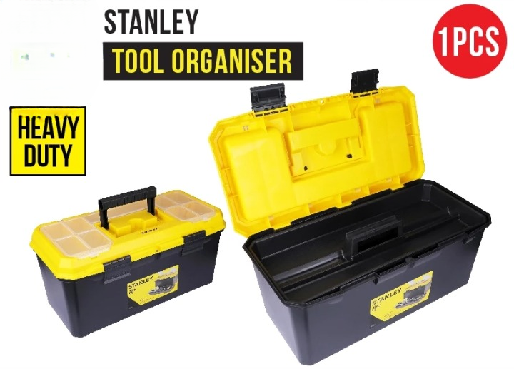 STANLEY 1-71950 PLASTIC 19" TOOL BOX | SLIDE IN ORGANIZER (480 X 230 X 230 MM)