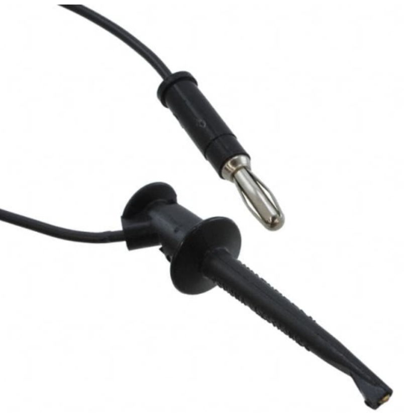 Fluke PATCH 4650-36-0 Minigrabber/banana Plug (black)