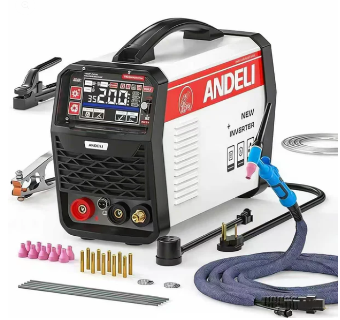 ANDELI 110V/220V 200AMP Aluminum TIG Welder