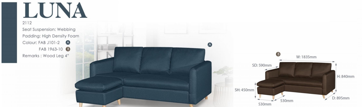 ITA OFFICE SOFA SET - LUNA 2112