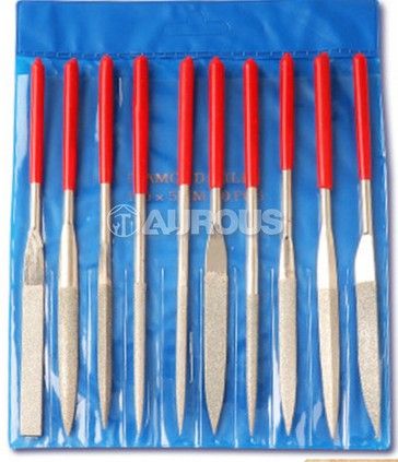 AUROUS 10 PIECES DIAMOND FILE SETS (4X160MM / 5X180MM)