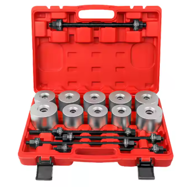 QP AUTOMOTIVE UNIVERSAL CAR MANUAL BUSH BEARING REMOVAL INSERTION TOOLS SET 27 PCS  H/D YZ6037
