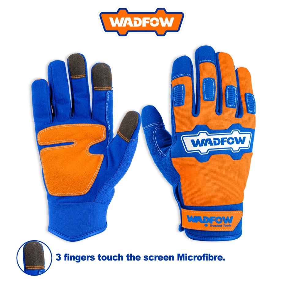 WADFOW MECHANIC GLOVES - XL (WMG1E03) (1 PAIR)